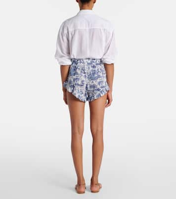 Shorts Boyana en toile de algodón | Staud