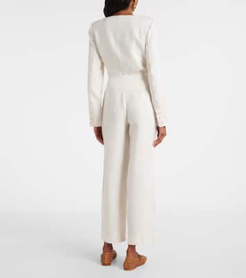 Noelle linen wide-leg pants | Posse