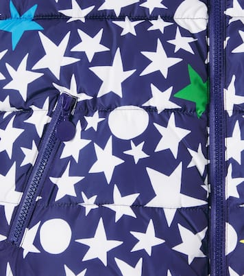Printed quilted puffer jacket | Stella McCartney Kids