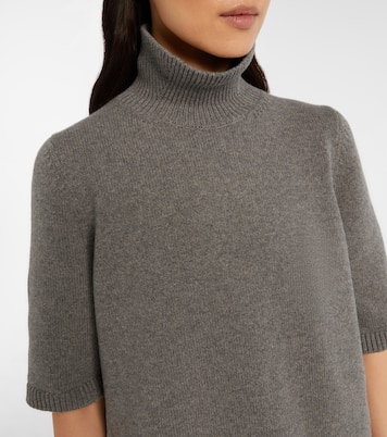 Knitted cashmere-blend turtleneck top | Alaïa