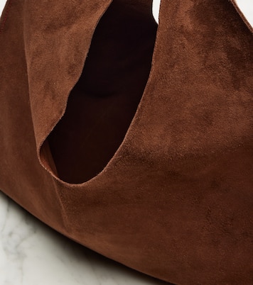 Bindle Small suede tote bag | The Row