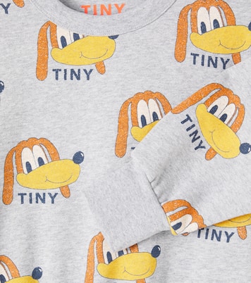 Dogs 프린트 코튼 저지 스웨트셔츠 | Tinycottons