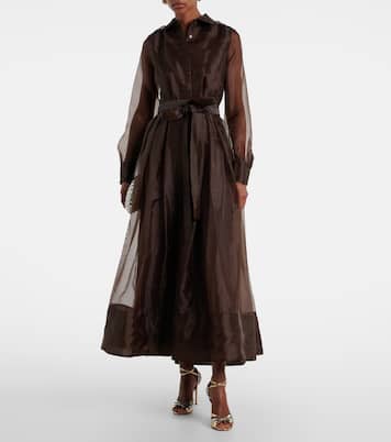 Montgomery organza shirt dress | Simkhai