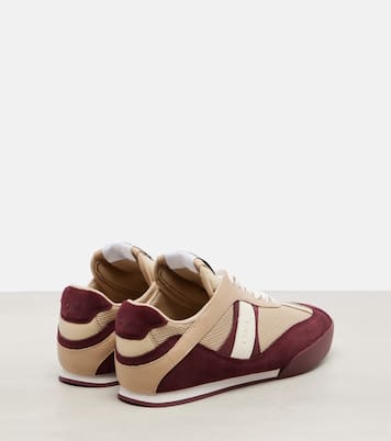 Chloé Kick suede-trimmed sneakers | Chloé