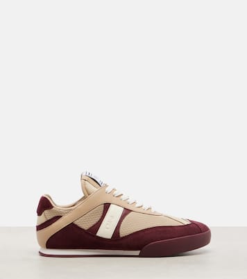 Chloé Kick suede-trimmed sneakers | Chloé