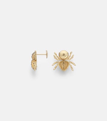 Araignée 9kt gold earrings with gemstones | Yvonne Léon