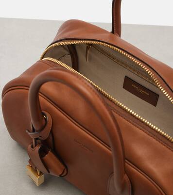 Sac De Jour Boston 스몰 레더 토트 백 | Saint Laurent