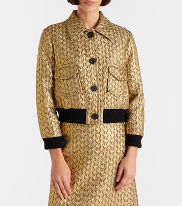 Golden Hour 크롭 블루종 재킷 | Dorothee Schumacher