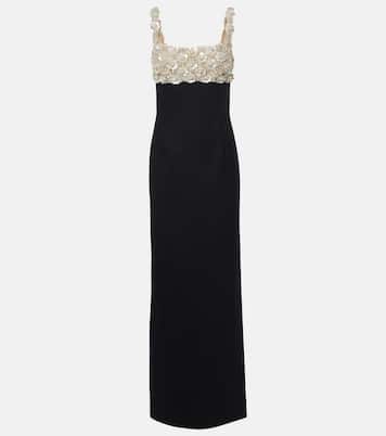 Embroidered bustier gown | Oscar de la Renta