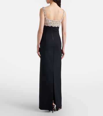 Embroidered bustier gown | Oscar de la Renta