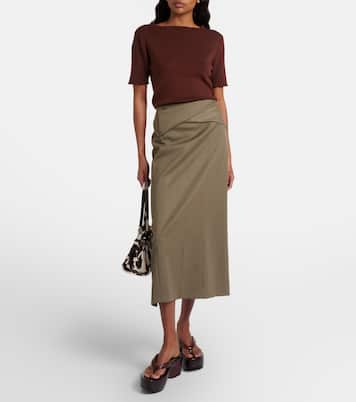 Cotton, silk, and cashmere sweater | Jardin des Orangers