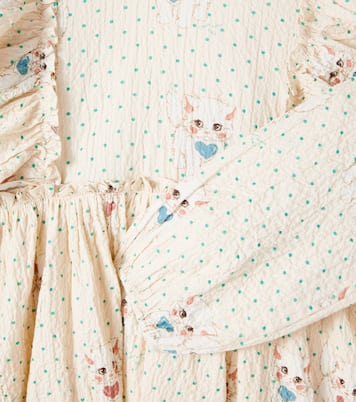 Kleid Erin aus Baumwoll-Seersucker | Konges Sløjd