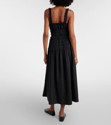 Marianne cotton poplin midi dress | Dôen