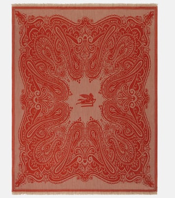 Paisley wool jacquard throw | Etro