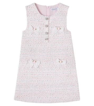 Crystal-embellished tweed dress | Self-Portrait Kids