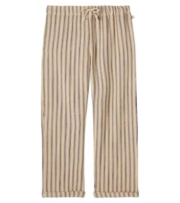 Enzo striped cotton pants | Cozmo