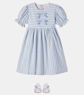 Vestido Luciana a rayas con lazos | La Coqueta