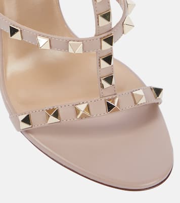 Sandalen Rockstud 105 aus Leder | Valentino Garavani