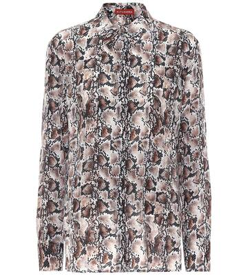 Chika snake-print silk blouse | Altuzarra