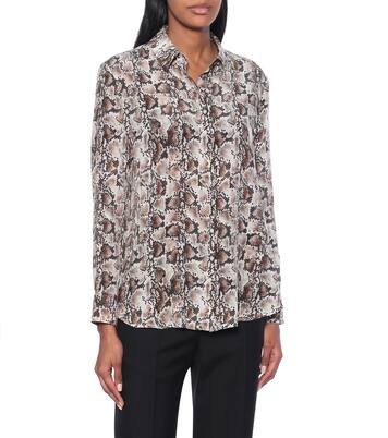 Chika snake-print silk blouse | Altuzarra