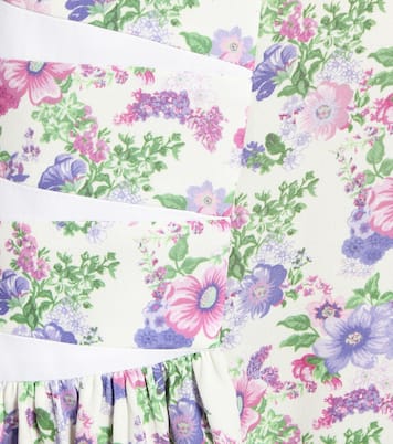 Abito midi a stampa floreale | Rabanne