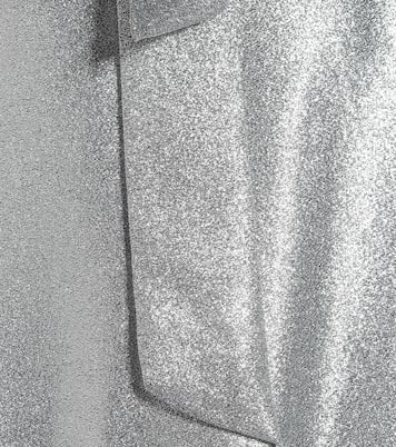 Tie-neck lamé minidress | Tibi