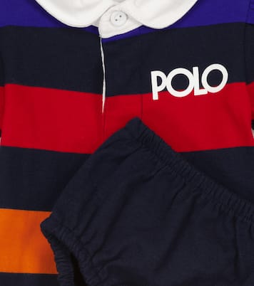 Bébé — Ensemble robe et culotte bloomer à rayures | Polo Ralph Lauren Kids