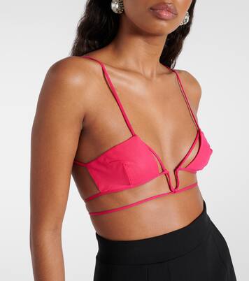 Bralette in gabardine | Nensi Dojaka