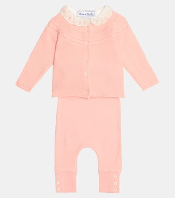 Baby - Body, cardigan e pantaloni in cotone | Tartine et Chocolat