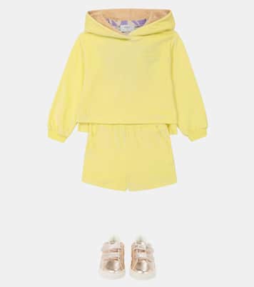 Shorts aus Samt-Jersey | Paade Mode