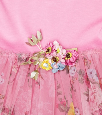 Vestido de tul floral | Monnalisa
