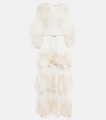 Robe longue Pattie brodée | Zimmermann