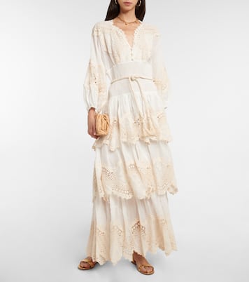 Robe longue Pattie brodée | Zimmermann