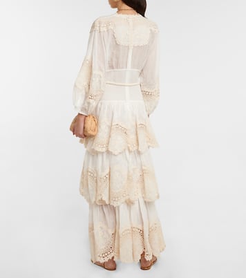 Robe longue Pattie brodée | Zimmermann