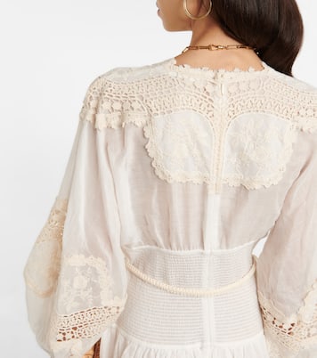 Robe longue Pattie brodée | Zimmermann