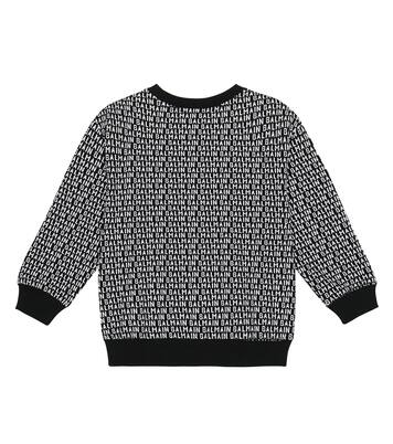 Logo cotton-blend sweatshirt | Balmain Kids
