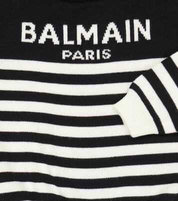 Baby cotton and cashmere sweater | Balmain Kids