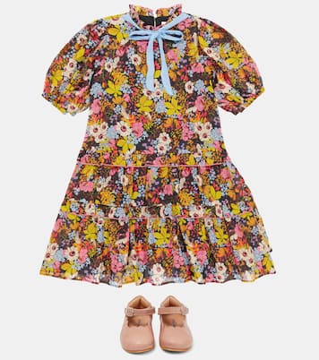 Floral cotton and silk dress | Paade Mode