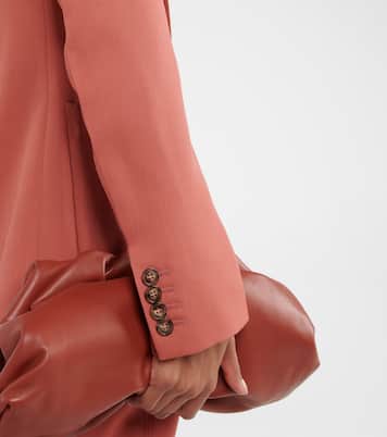 Single-breasted virgin wool blazer | Victoria Beckham