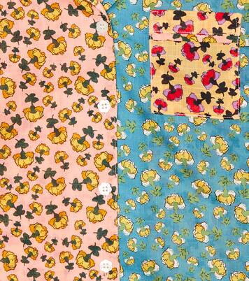 Camicia Tiggy in cotone con stampa | Zimmermann Kids