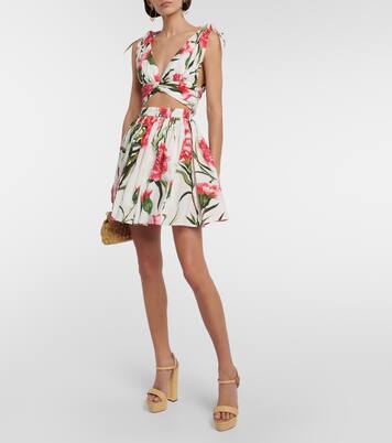 Plateausandalen Keira aus Raffiabast | Dolce&Gabbana