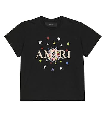 T-shirt in jersey di cotone con stampa | Amiri Kids
