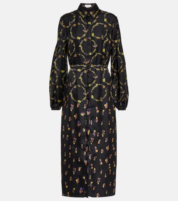 Vestido largo Mauri en sarga de seda | Gabriela Hearst