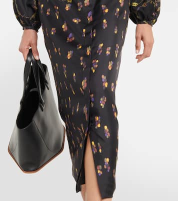 Vestido largo Mauri en sarga de seda | Gabriela Hearst