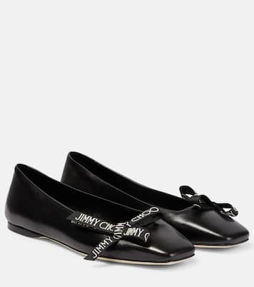 Ballerinas Veda aus Leder | Jimmy Choo