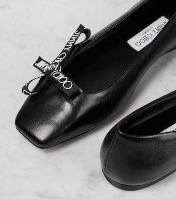 Ballerinas Veda aus Leder | Jimmy Choo