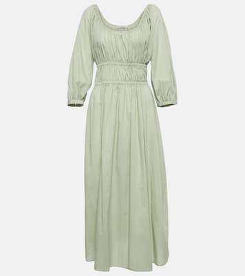 Midikleid Andros aus Baumwolle | Asceno