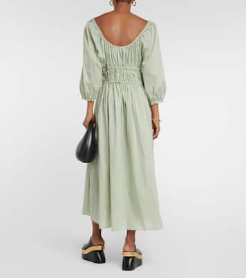 Midikleid Andros aus Baumwolle | Asceno