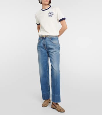 T-shirt in cotone con logo | Gucci