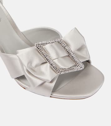 Verzierte Sandalen aus Satin | Rene Caovilla